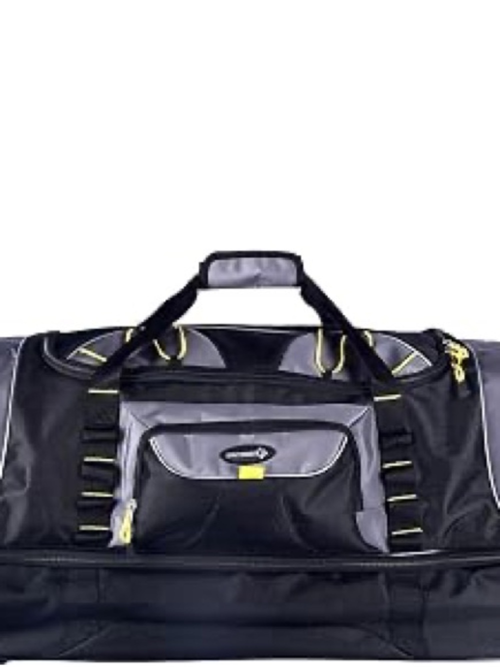 Black and Gray Men’s Travel Duffle Bag - TravelPro Style